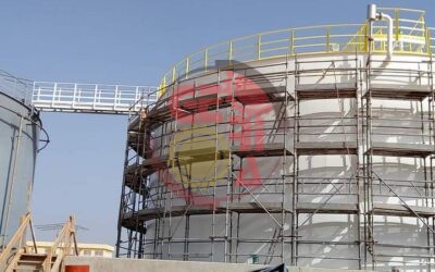 Travaux de 03 tanks petrol wharf Foundiougne