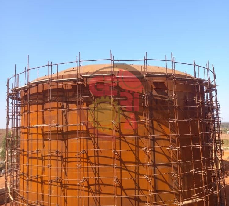 Montage Bacs clés à main à la Cimenterie du Sahel